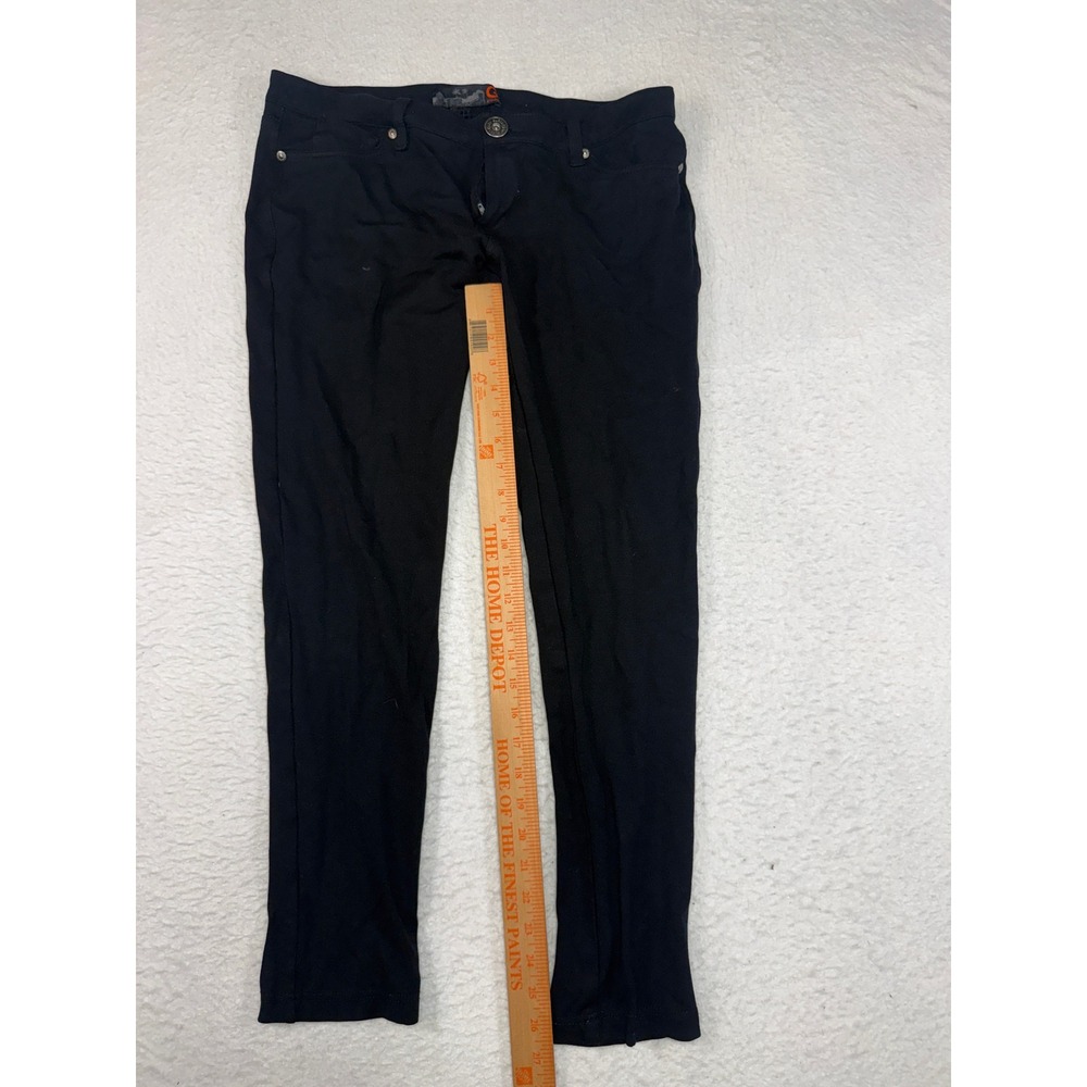 G by GUESS Womens Black Skinny Stretch Low Rise 5 Pocket Pants Size XL